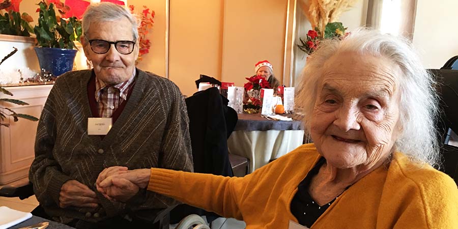Couple de personnes âgées à Béziers