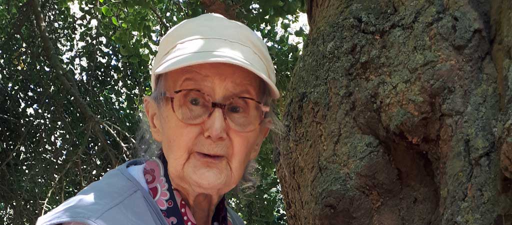 Thérèse, malade, est sortie pour voir un arbre centenaire grâce aux Petits Frères des Pauvres