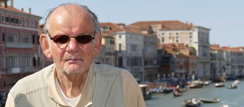 Georges, 85 ans, a réalisé son rêve d'aller à Venise