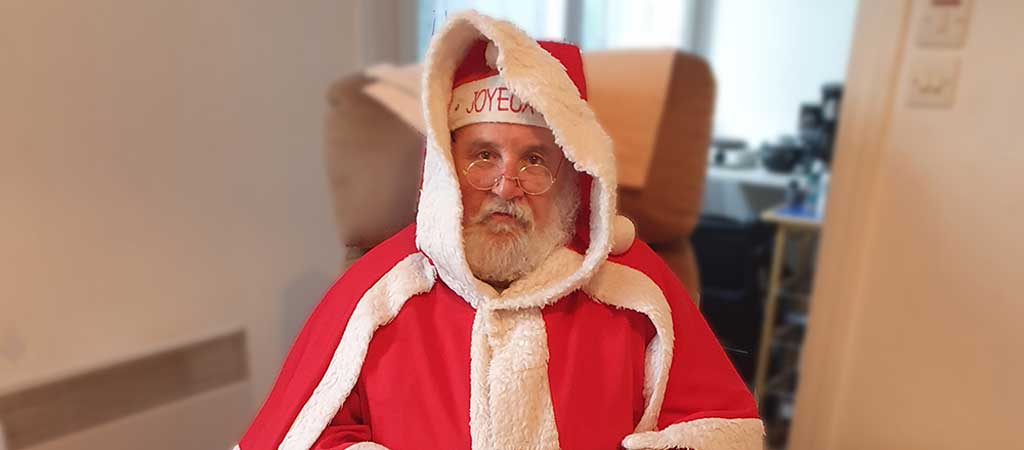 Père-Noël d'Évreux : il rompt sa solitude en jouant au Père-Noël