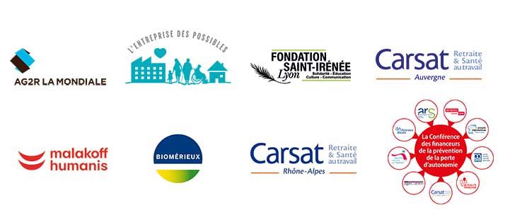 Logos Fraternité Auvergne Rhône Alpes 2023