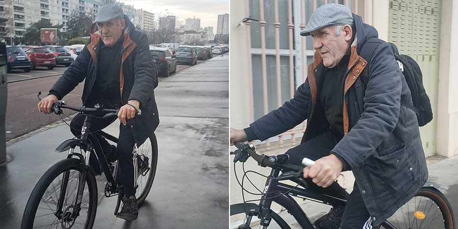 Grâce à une cagnotte, Bernard reçoit un vélo tout neuf 