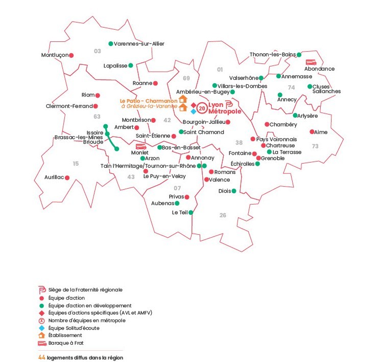 Carte AURA
