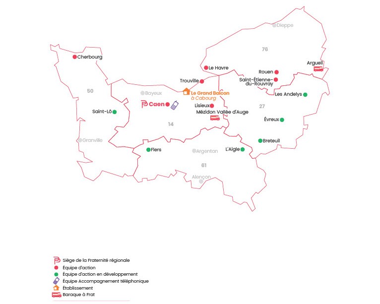 carte normandie
