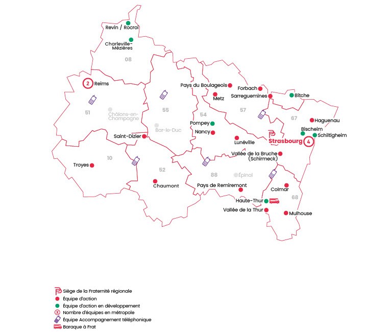 carte Grand-est