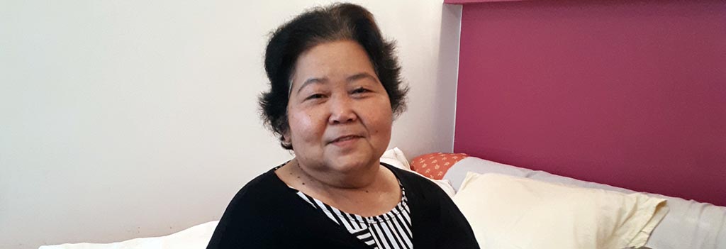 Dalila a enfin pu revoir sa famille aux Philippines, grâce aux Petits Frères des Pauvres. © Petits Frères des Pauvres