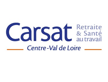 Logo de la Carsat Centre-Val de Loire avec la mention « Retraite & Santé au travail ».