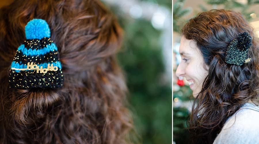 Une barrette de fête pour être sur votre 31. © Petits Frères des Pauvres