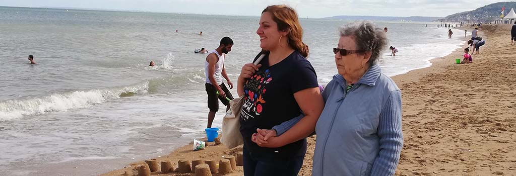 8 personnes âgées ont pu profiter d'un séjour au bord de la mer. © Petits Frères des Pauvres de Maisons-Alfort