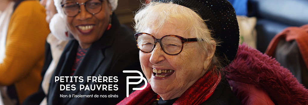 Les Petits Frères des Pauvres changent de logo en 2019. © Fernand Zacot