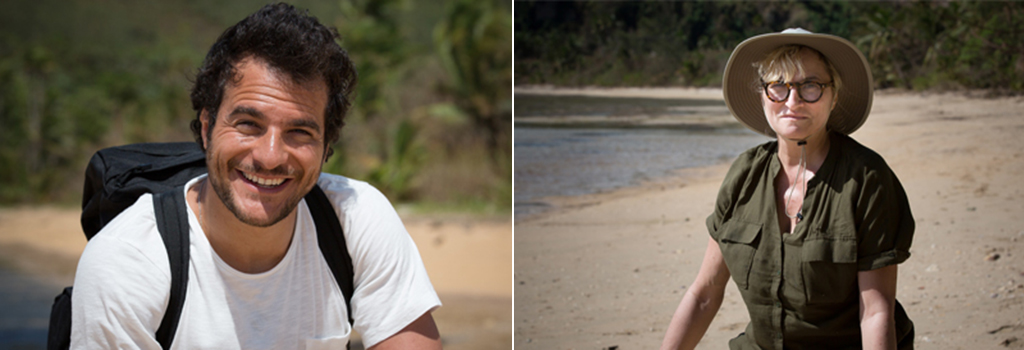 Amir et Christine Bravo participent à l'Aventure Robinson au profit des Petits Frères des Pauvres. © TF1/ L'Aventure Robinson
