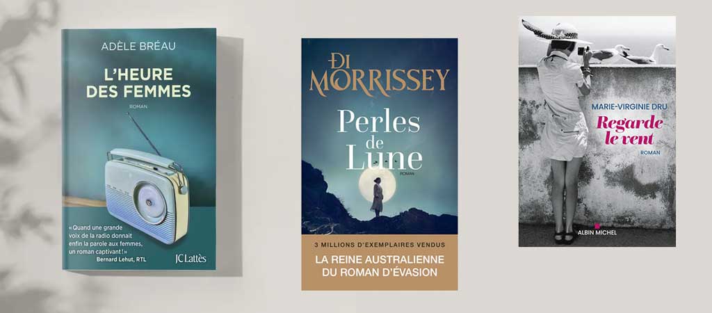 Notre sélection de livres à offrir à votre mamie pour la fête des grands-mères 2023. © Editions JC Lattès/ L’Achipel/ Albin Michel.