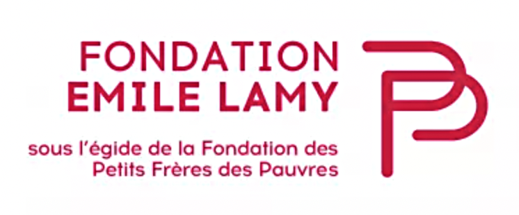 Logo de la Fondation Émile Lamy, sous l’égide de la Fondation des Petits Frères des Pauvres.