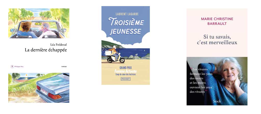 Des livres sur la vieillesse à emporter dans sa valise d’été... © Editions Philippe Rey / Pocket / Stock