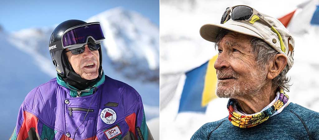 Ces aînés adeptes des sports extrêmes vont vous épater ! © George Jedenoff- SkiUtah / Facebook Carlos Soria