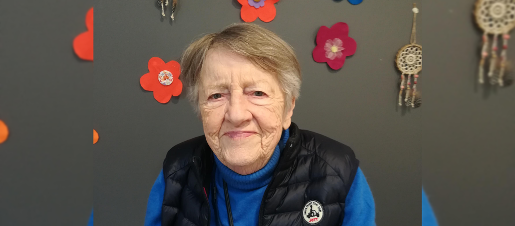 Raymonde, 90 ans, fête ses 50 ans de bénévolat pour les Petits Frères des Pauvres de Nancy. © Petits Frères des Pauvres