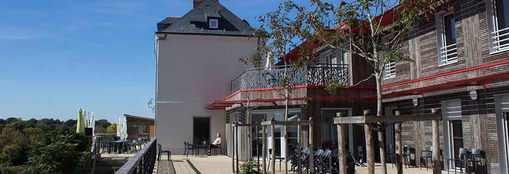Le Prieuré Saint-Pierre de Vertou, établissement des Petits Frères des Pauvres, a rouvert ses portes en juin 2018. © Léa Mariani