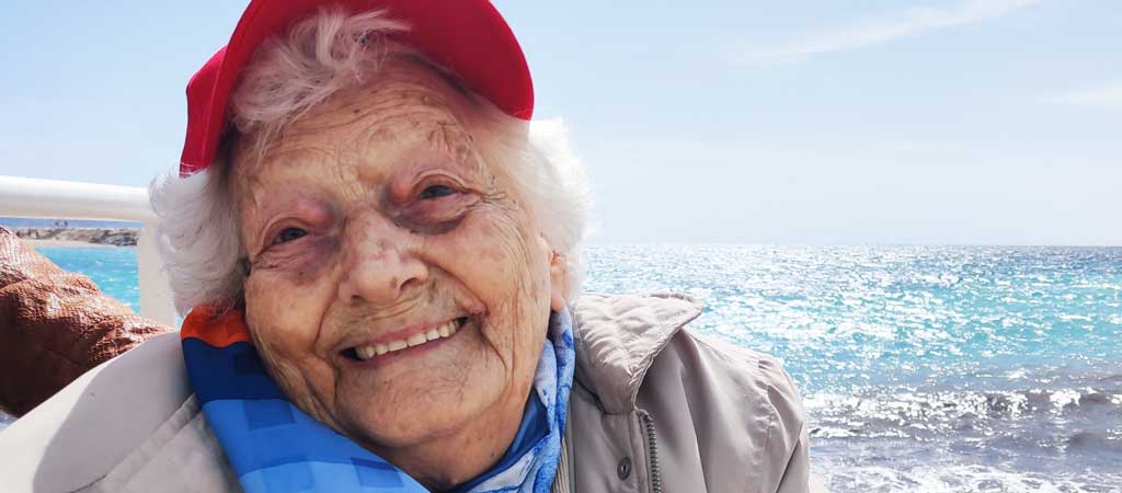 Georgette était très émue de retrouver Toulon. © Fabrice R.