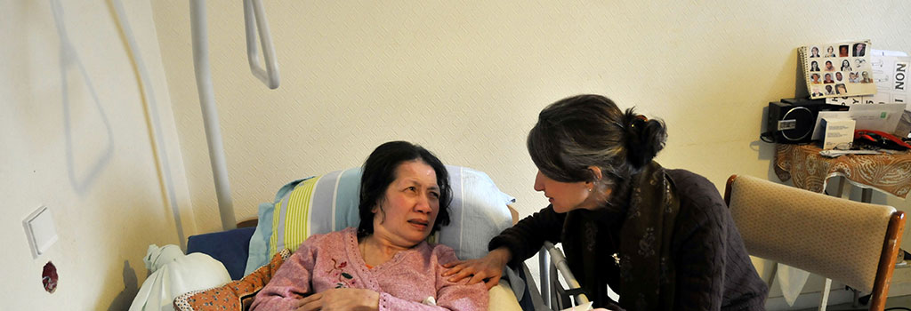 L'accompagnement des personnes malades : une présence bienveillante au-delà de la maladie. © Jean-Louis Courtinat