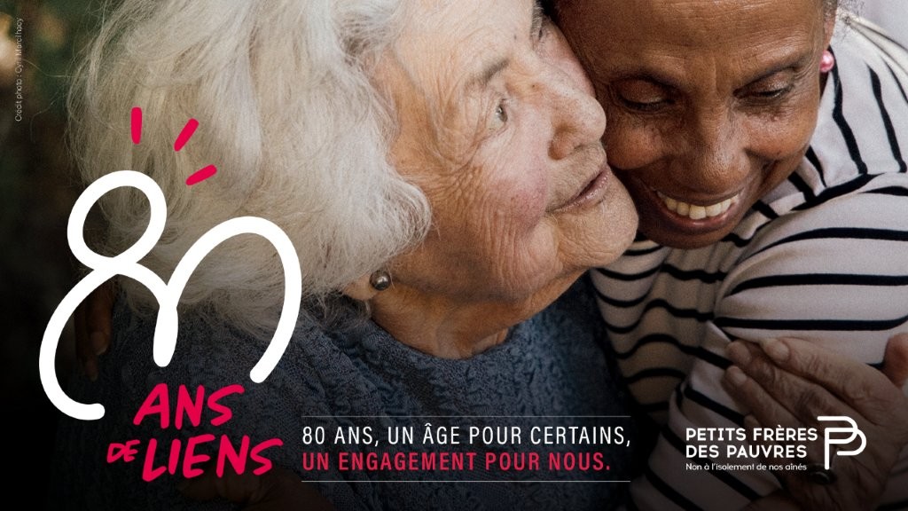 voeux petits frères des pauvres 2026 80 ans KV