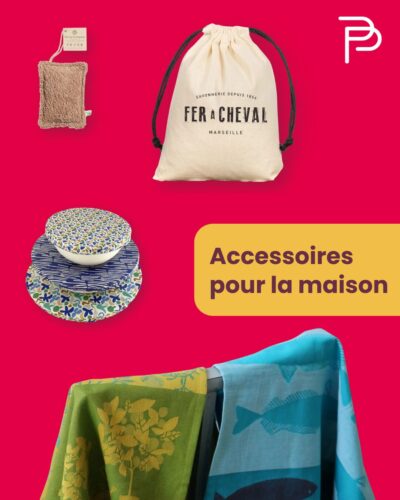 cadeau solidaire noël idées petits frères des pauvres lessie nappe éponge maison